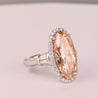 GIA Certified 6 Carat Fancy Light Yellow-Brown Diamond 18K White Gold Ring