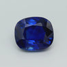 AGL Certified 5.75 Carat Burma No Heat Cushion Blue Sapphire and Diamond Ring