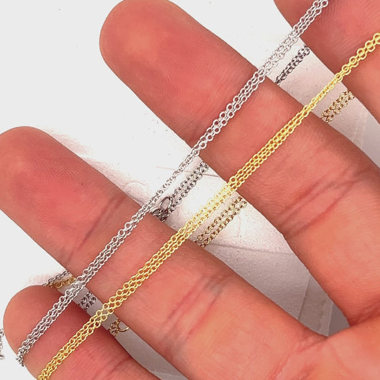 1-2 Carat Princess Cut Lab Diamond 14K Floating Pendant Necklace